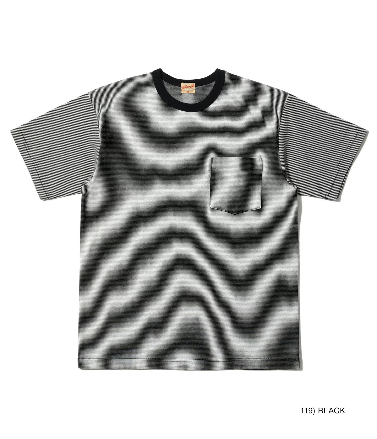 WHITESVILLE Lot No. WV79679 WHITESVILLE 30/2 FINE-LINED BORDER T-SHIRT Japan New