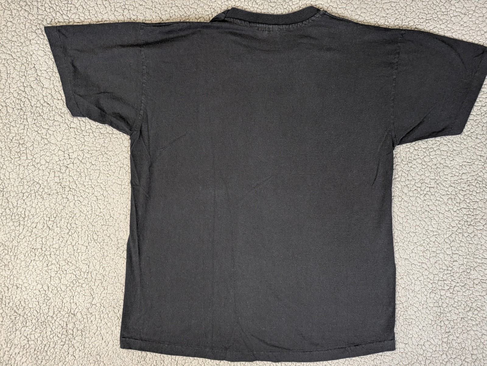 Vintage 90s White Out Ski Vail Colorado Snow T Shirt Mens XL Single Stitch Black