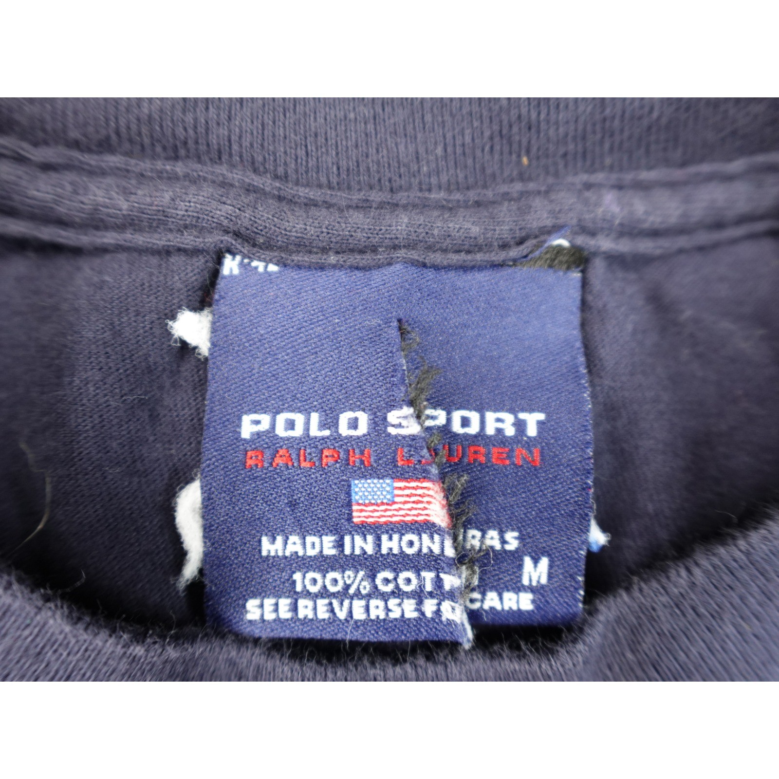 Polo Sport Ralph Lauren Long Sleeve T-Shirt Mens M Blue Mob Deep Streetwear