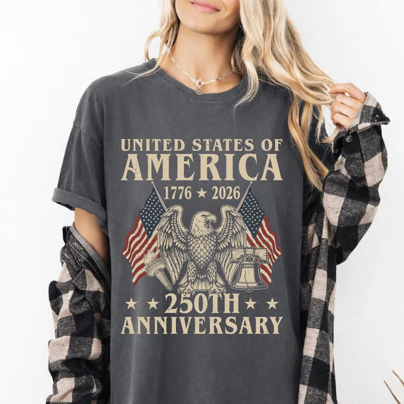 USA 250th Anniversary Vintage Comfort Colors