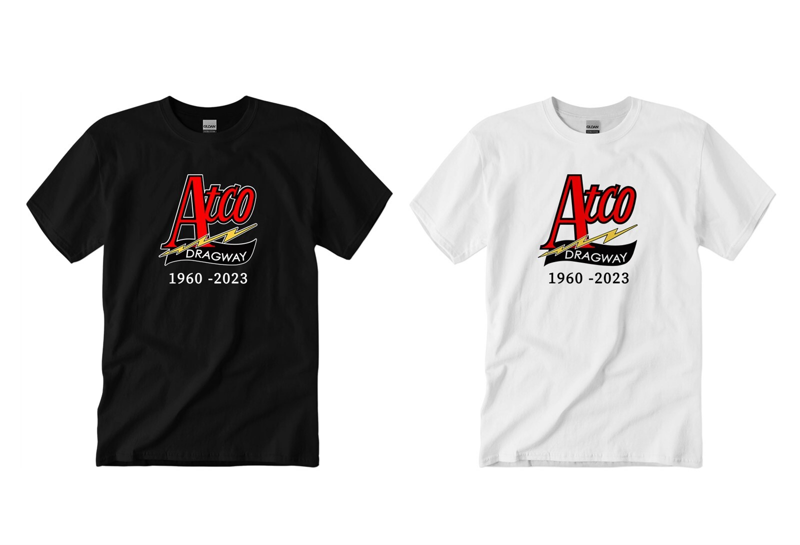 Retro Hot Rod Speed Racing Drag Race Atco Dragway NJ Tshirt Tee Adult Unisex New