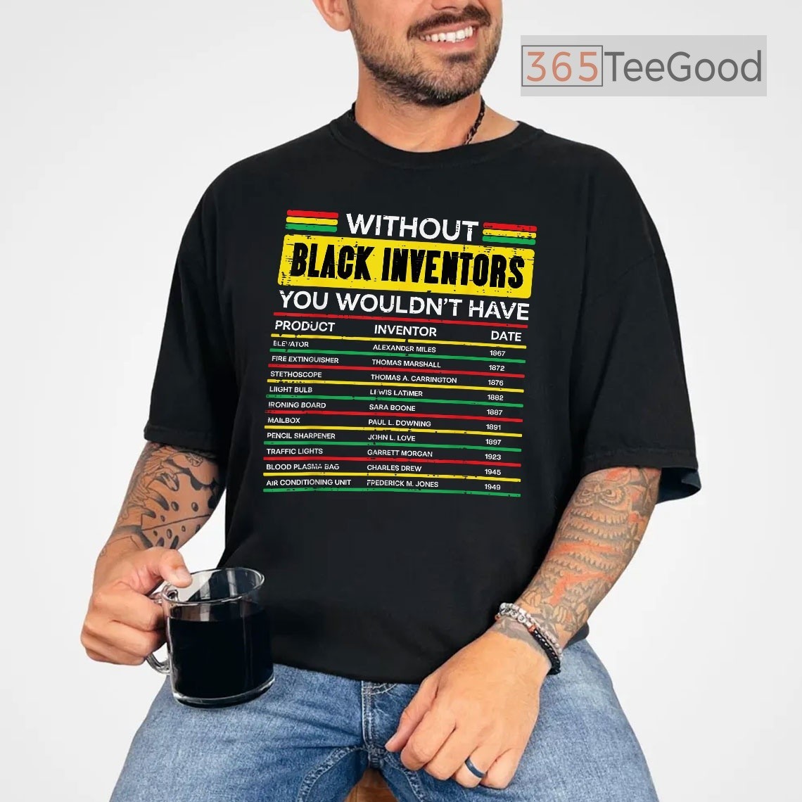 Without Black Inventors T-Shirt Black History Month African American Shirt