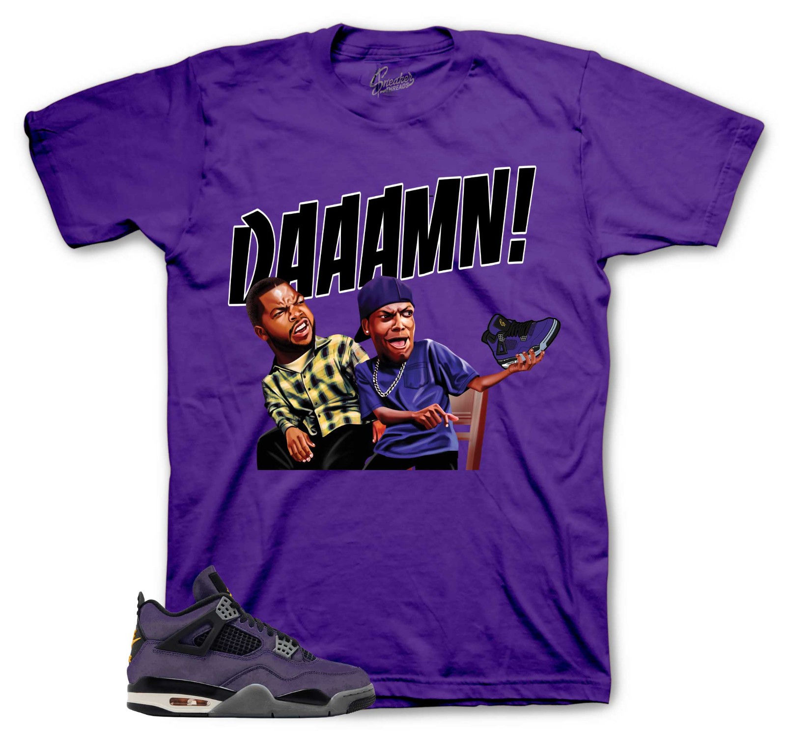 T-Shirt To Match Jordan 4 Imperial Purple AJ4 – Damn Sneaker Matching