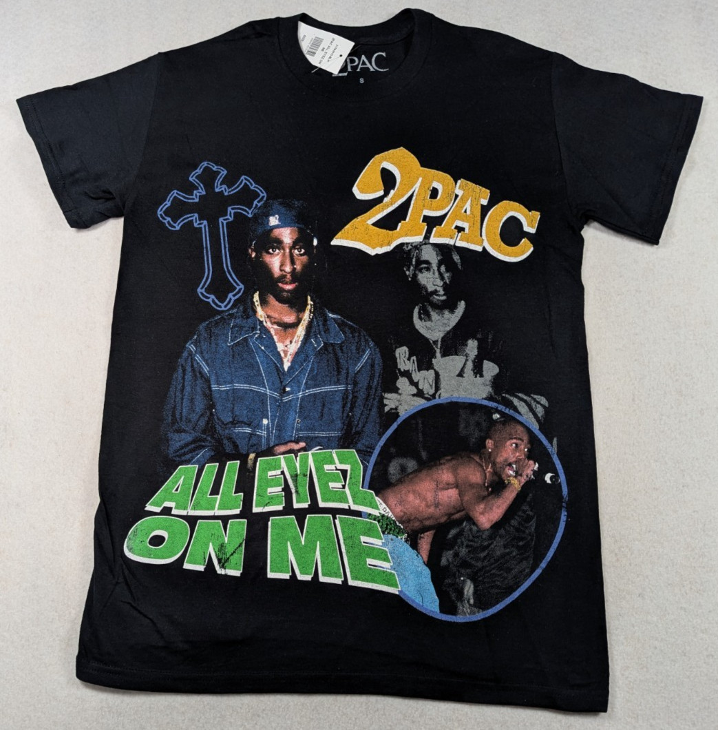 Tupac – 2 Pac – All Eyez On Me – T-Shirt – Size S