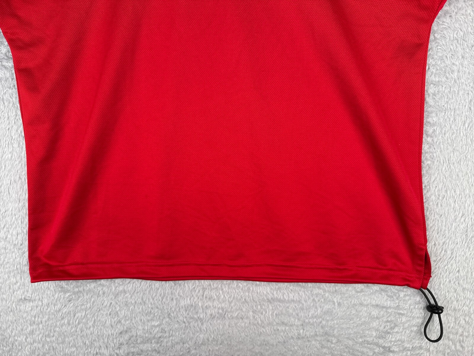 Easton Shirt Adult Large Red 1/4 Zip Baseball Sport Warmup Waist Drawstring