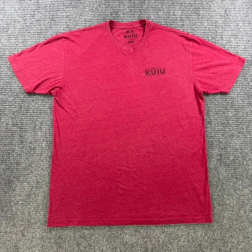 Kuiu Ultralight Hunting Graphic T-Shirt Mens XL Red Short Sleeve Crewneck Logo