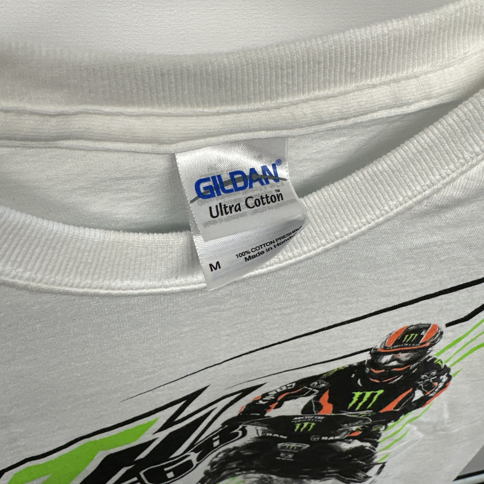 Tucker Hibbert 68 T Shirt Snocross Mens Med Black Racing T Train SNOX Arctic