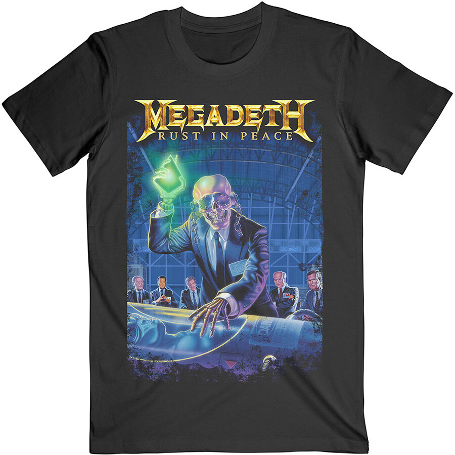 Megadeth – Rust In Peace-30th Anniversary Back Print – Black t-shirt