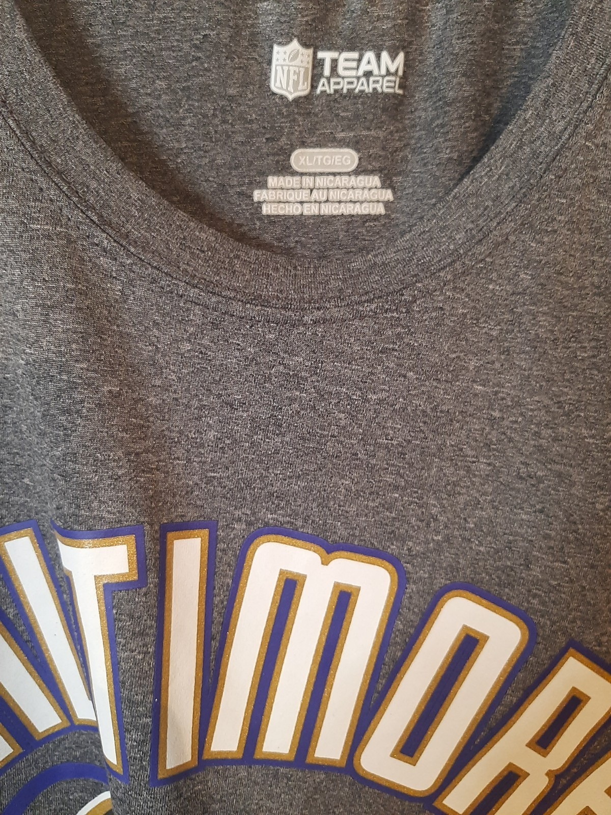 Baltimore Ravens Football NFL Team Apparel S/S T-shirt Shirt Men&rsquo;s XL–EUC!