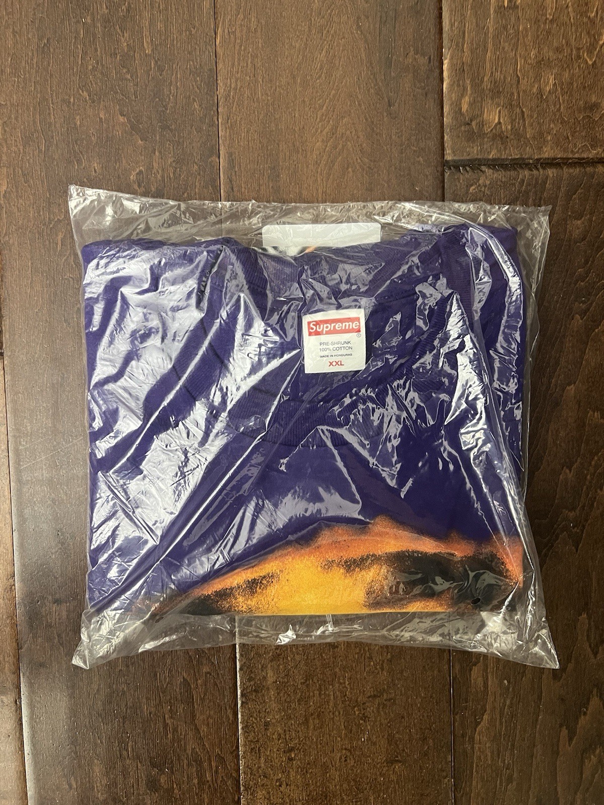 Supreme SS26 Grim Reaper Graphic Logo Art Dealer Tee Purple Size XXL New IN HAND