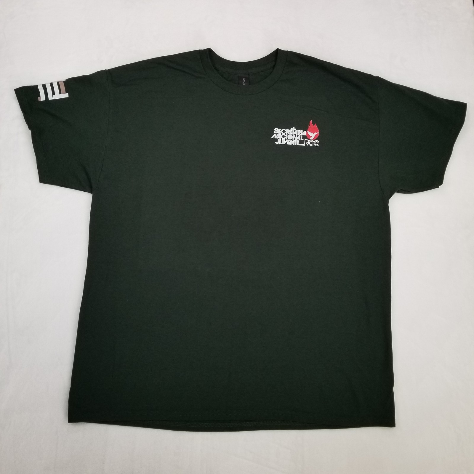 Gildan Secretaria Nacional Juvenil RCC Graphic T-Shirt Men&rsquo;s XL Dark Green