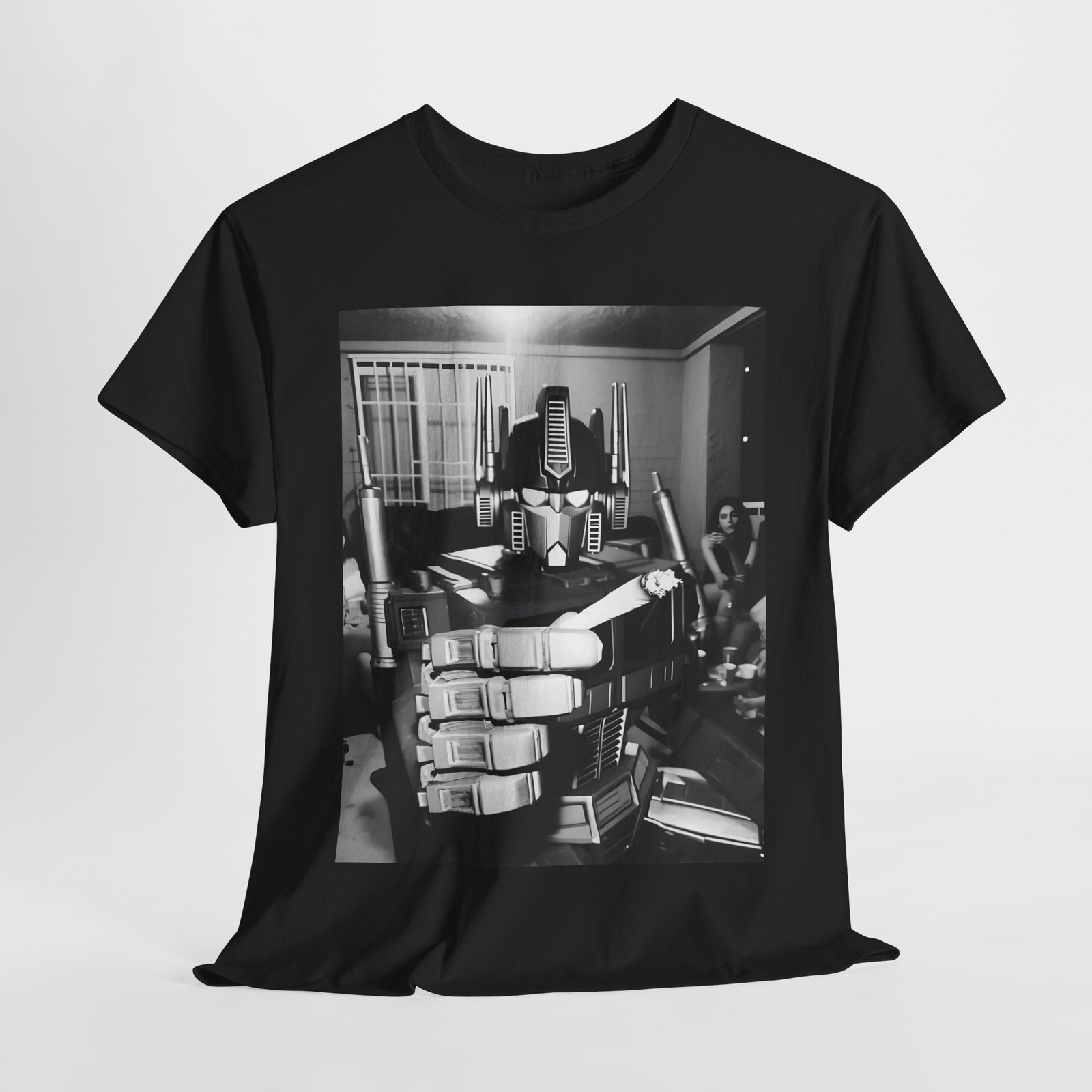 Optimist Prime Pass Blunt Tee, Funny Graphic T-Shirt, Transformers Autobots