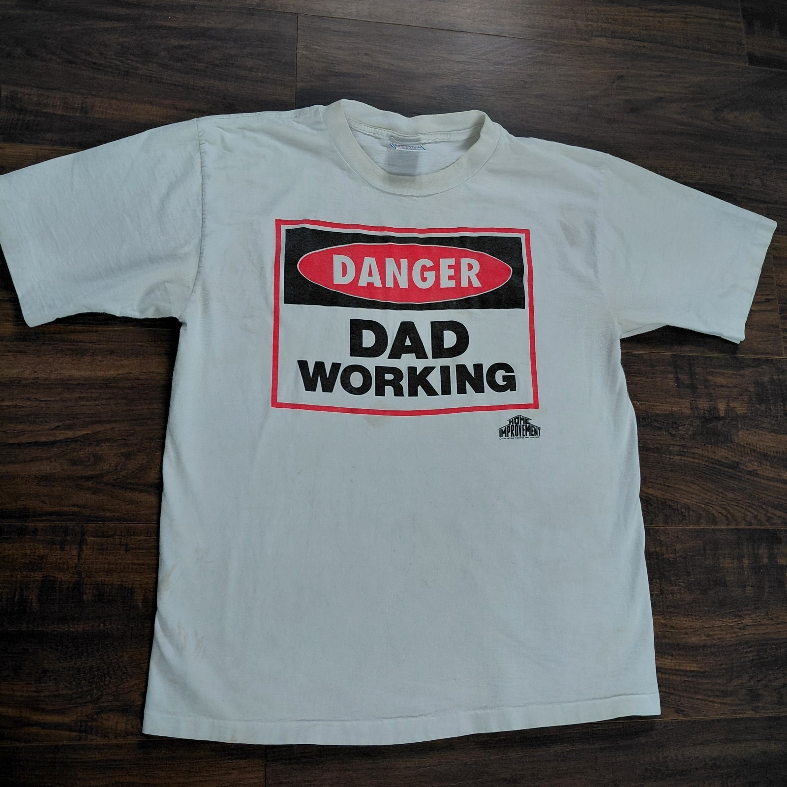 Vintage Home Improvement T Shirt Tee Dad Working Size Large L Tim Allen Vtg