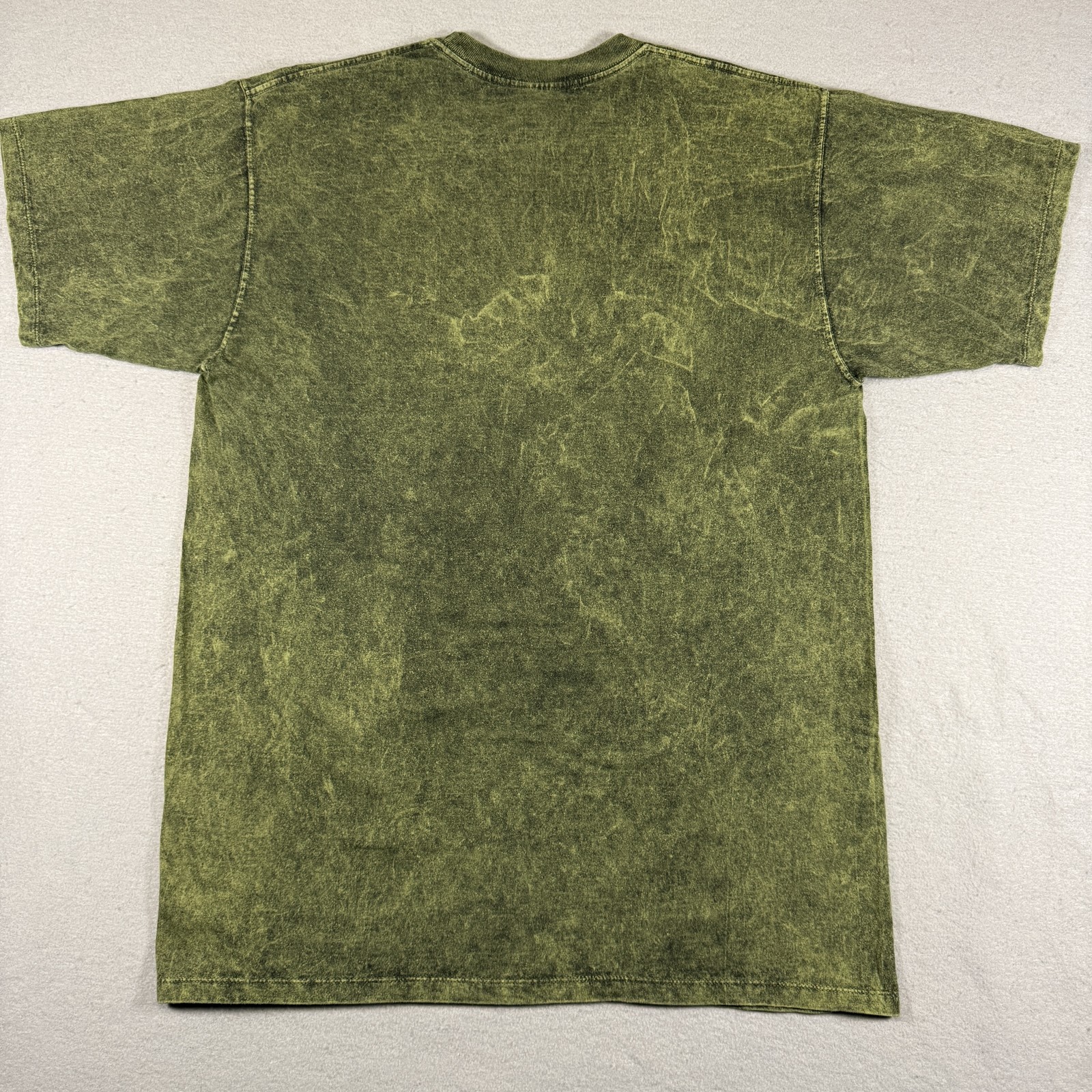 Jazz T-shirt Men&rsquo;s L Green Acid Wash Vintage 1999 New Orleans Jazz