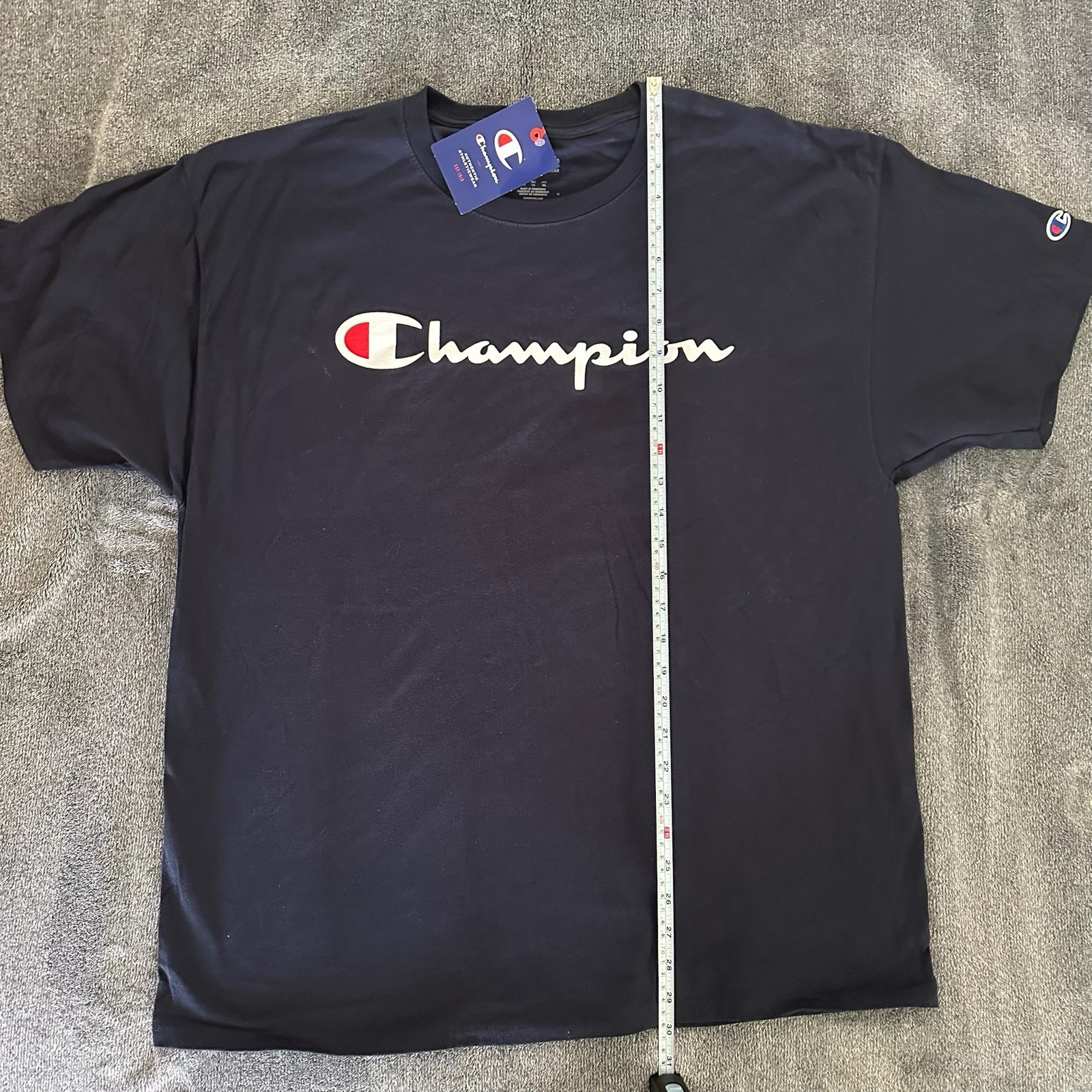 Champion Mens Classic Jersey Script Logo T-Shirt—Brand New—Various Sizes
