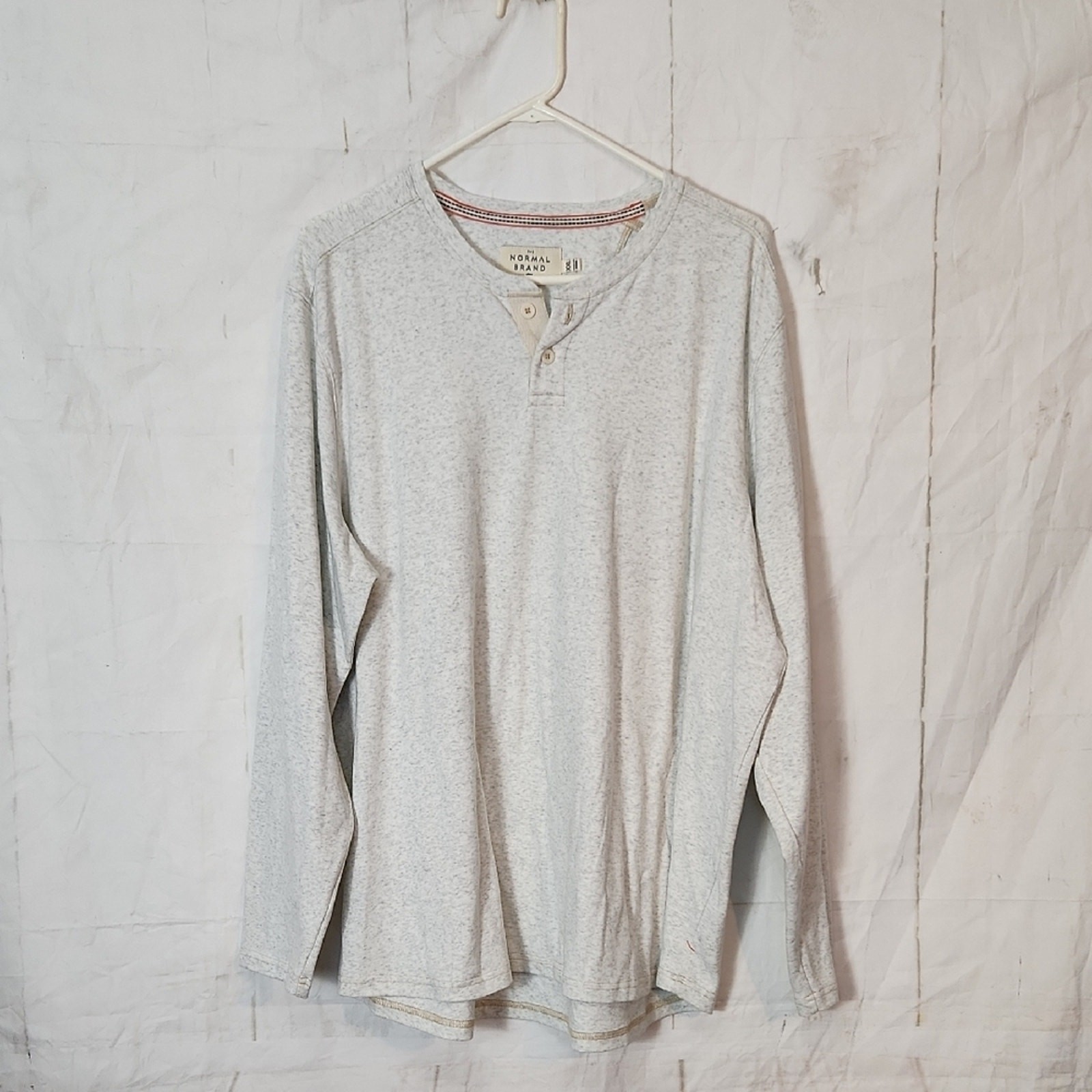 The Normal Brand Puremso Henley Shirt size xxl