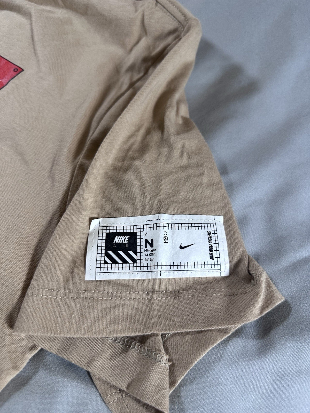 Nike NSW Mech Air Figure Tee Men Size L DJ1397-200 Khaki Dunk Gundam t-shirt