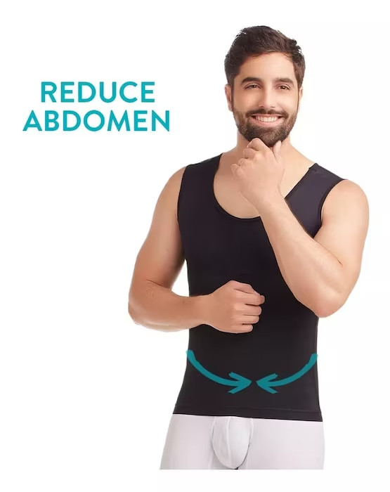 Camiseta Faja Corrector De Postura Fajate Faja Colombiana moldeadora para hombre