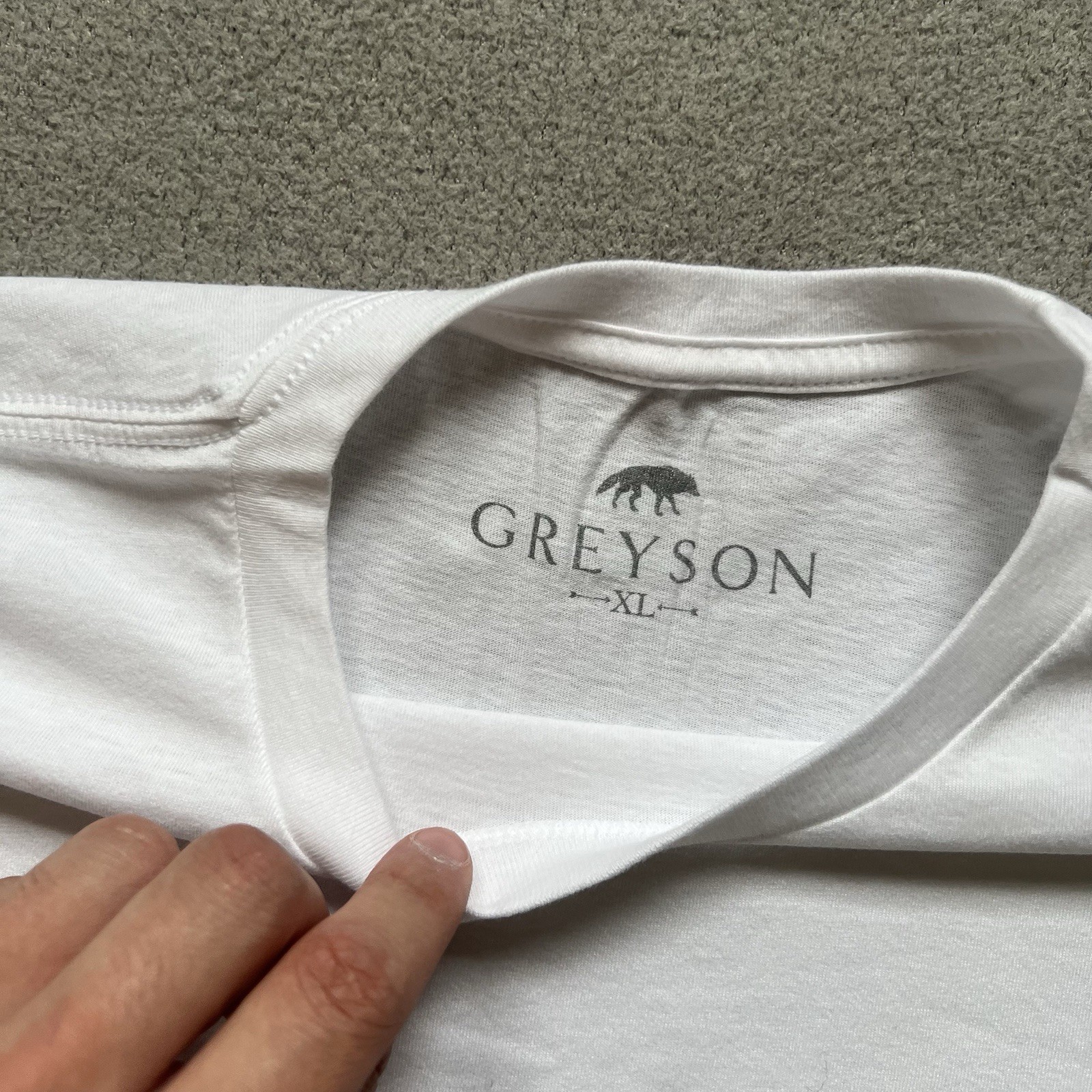 Greyson Shirt Mens Extra Large White Golf Casual Gibbers Open Pullover Tee