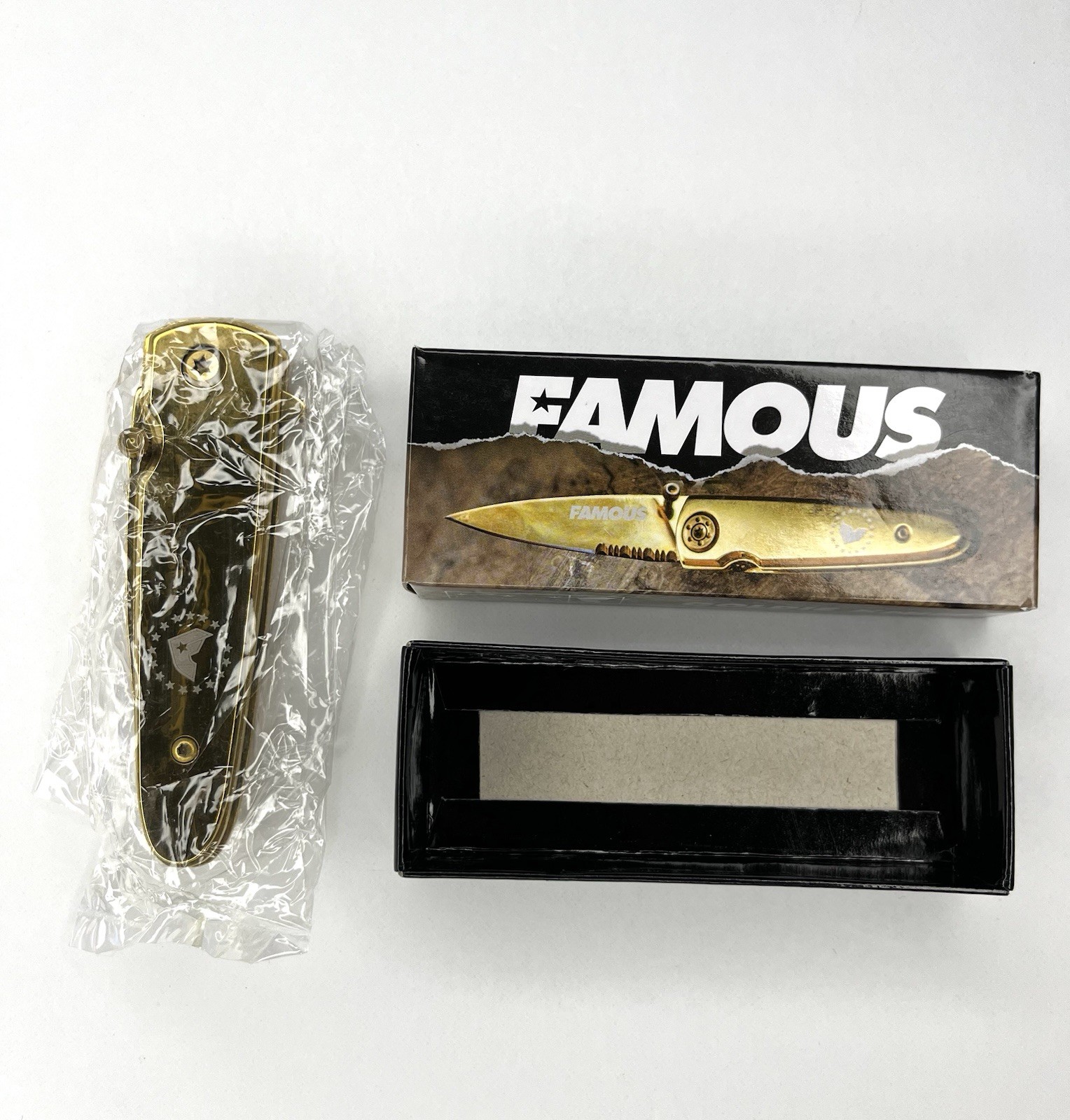 Famous Stars And Straps Patch Lanyard And Knife Set Travis Barker Blink 182 Y2K