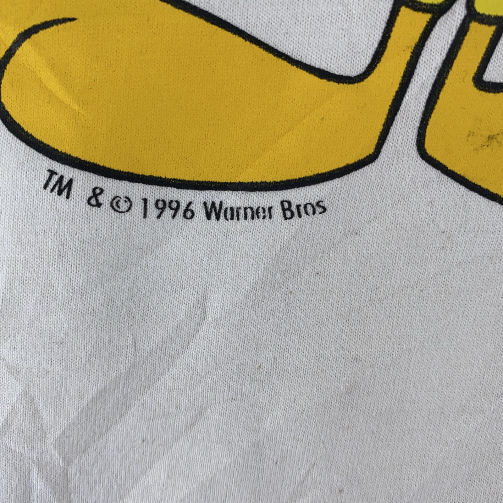Vintage 90s Tweety Bird Shirt Mens L/XL What Ya Lookin At Looney Tunes Cartoon