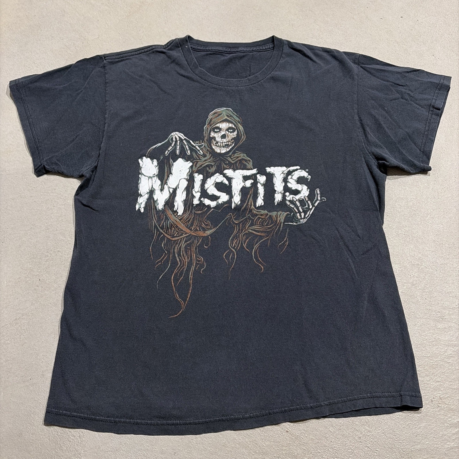 Misfits Mystic Fiend Graphic Black Concert T-Shirt Sz M