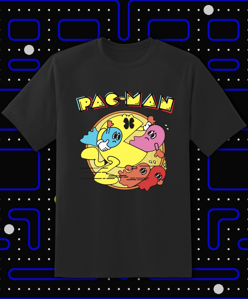 Pac Man Retro 80&rsquo;s Shirt Adult & Youth sizes! Fast Ship!
