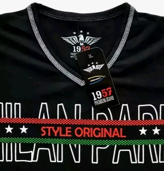 Men&rsquo;s 1957 Cotton T Shirt,Italian Style,Slim Fit,Stretch S M…..D2.