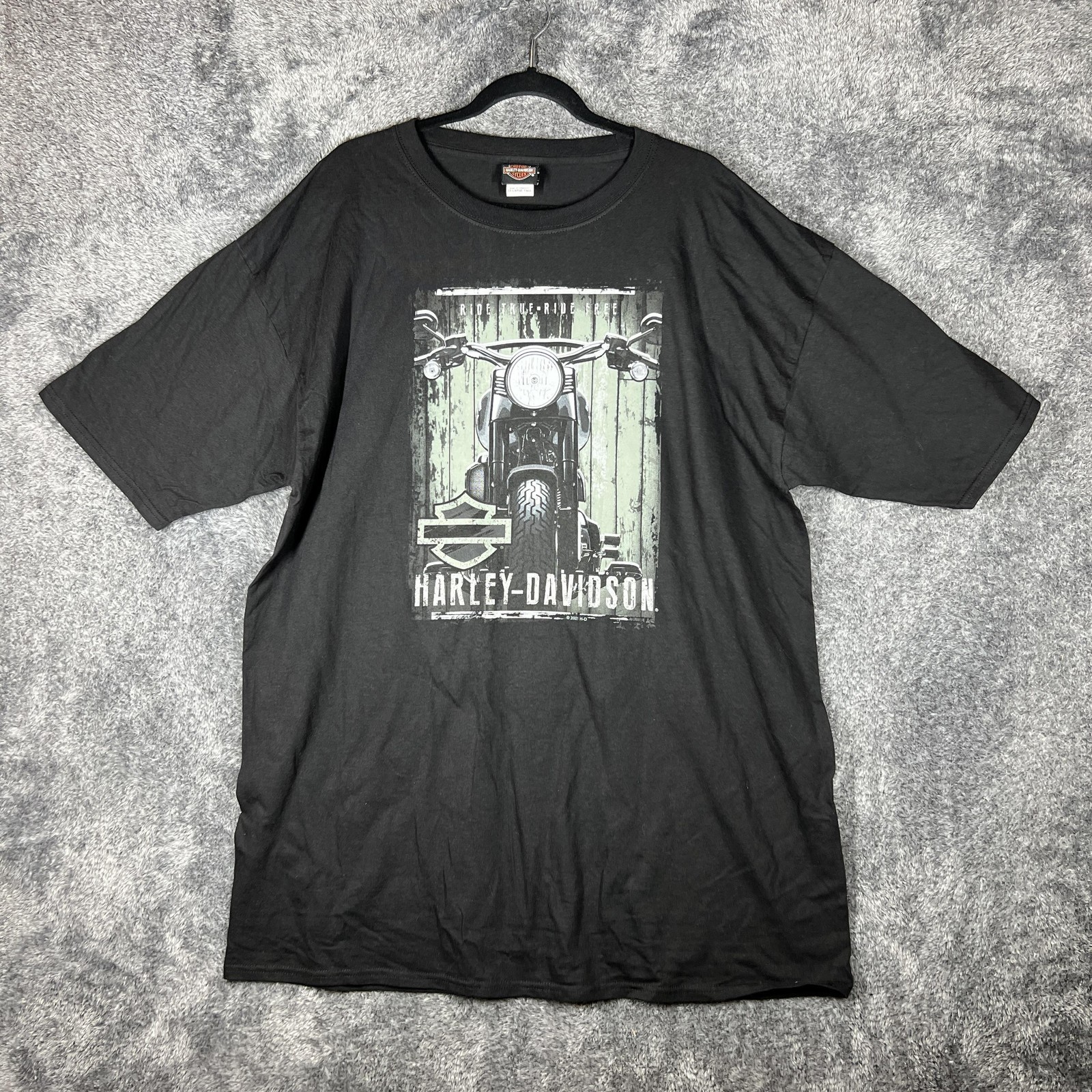Harley-Davidson Shirt Mens 2XL Tall Black High Desert Boise Idaho Graphic Tee