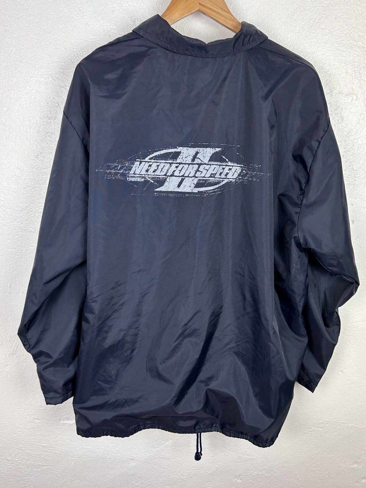 90s Vintage 1997 Need For Speed 2 EA Promo Lightweight WIndbreaker Coach Jacket