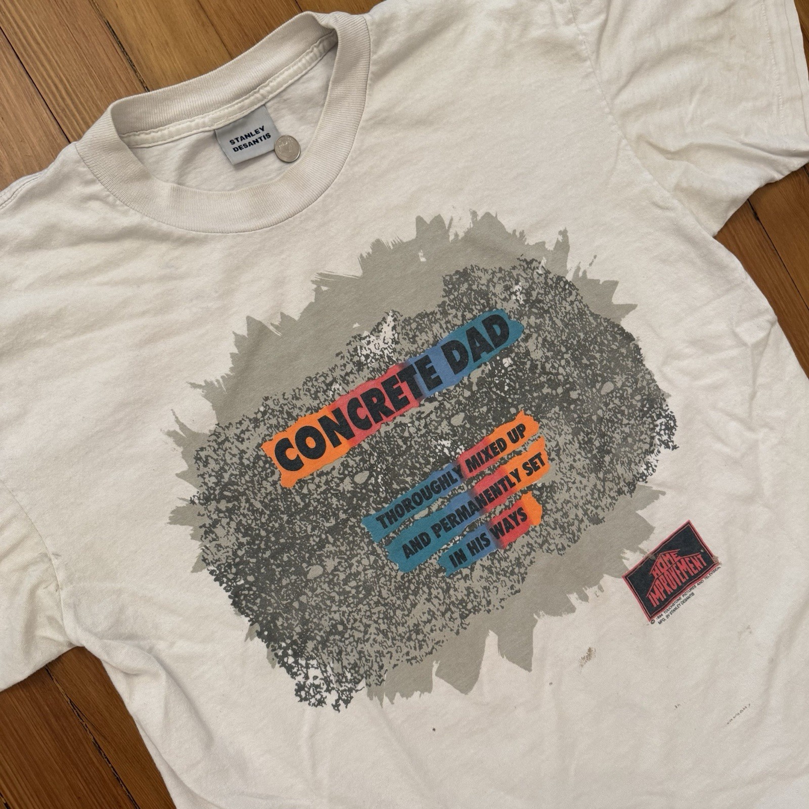 Vintage Home Improvement ‘94 Concrete Dad Stanley Desantis XL
