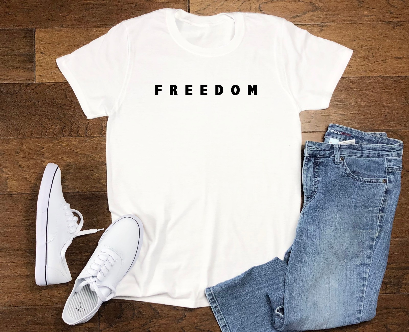 FREEDOM T-SHIRT CHARLIE KIRK COTTON TEE SHIRT