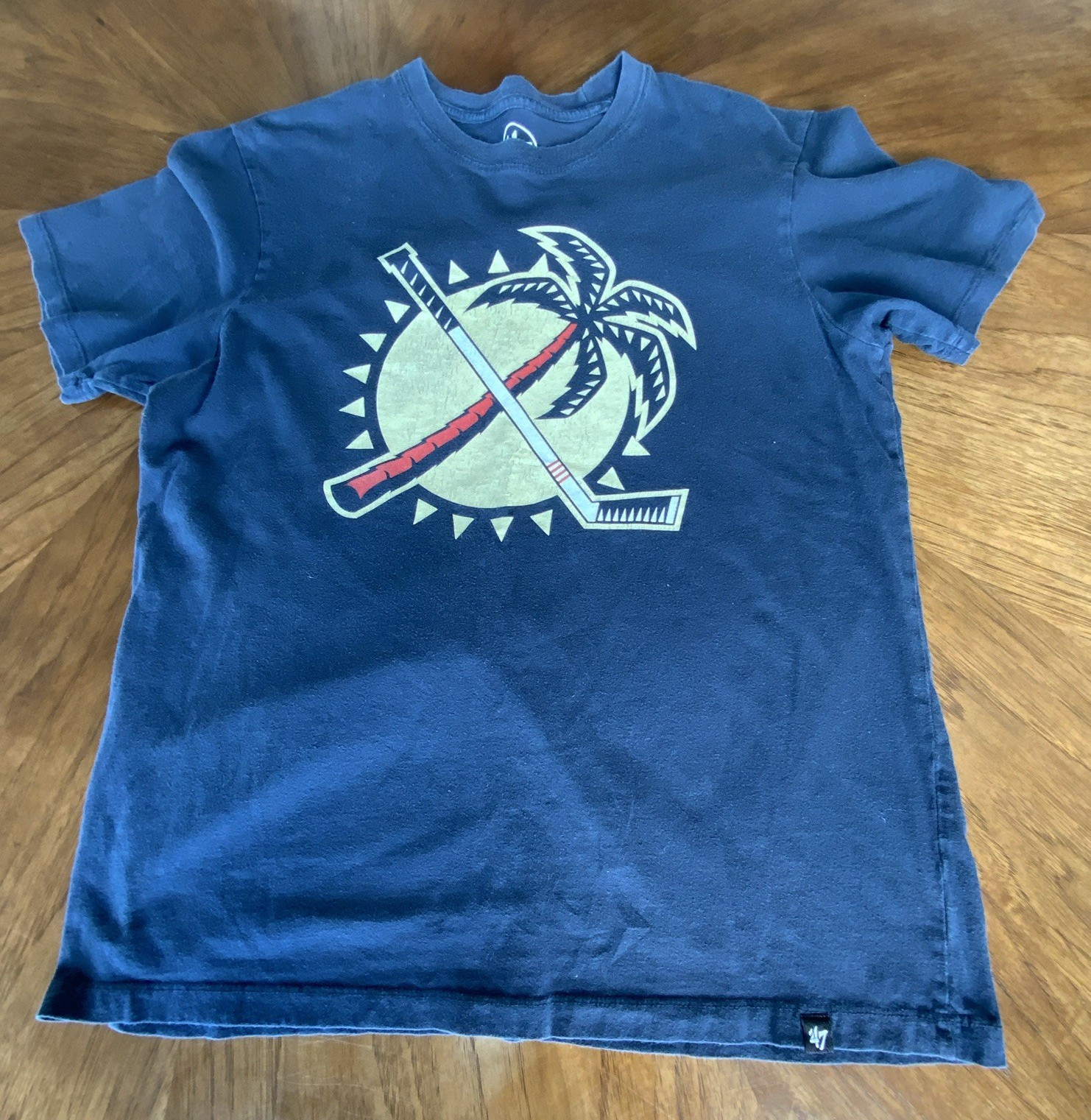&rsquo;47 Florida Panthers Crew Neck Short Sleeve T-Shirt Size M