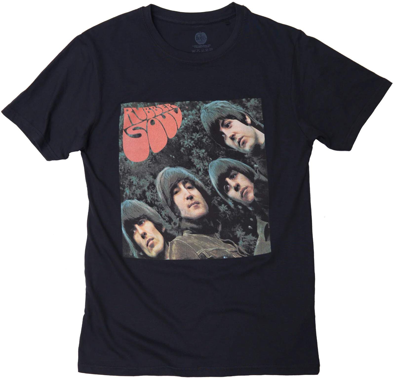 The Beatles T Shirt Rubber Soul Official Logo Rock Band Album Cover S-2XL New