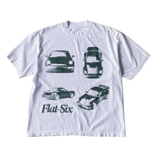 flat six car Unisex Tee