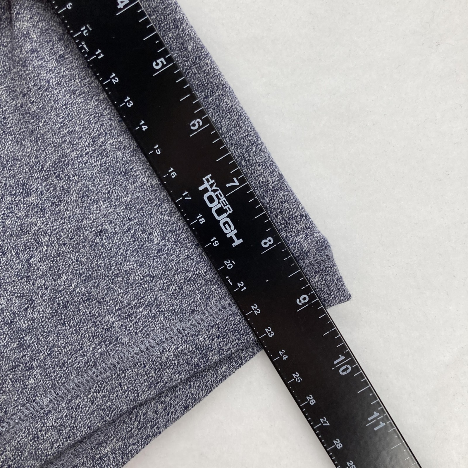 APT.9 Shirt Mens 2XL Gray Heather Premier Flex Short Sleeve Henley Tee Stretch