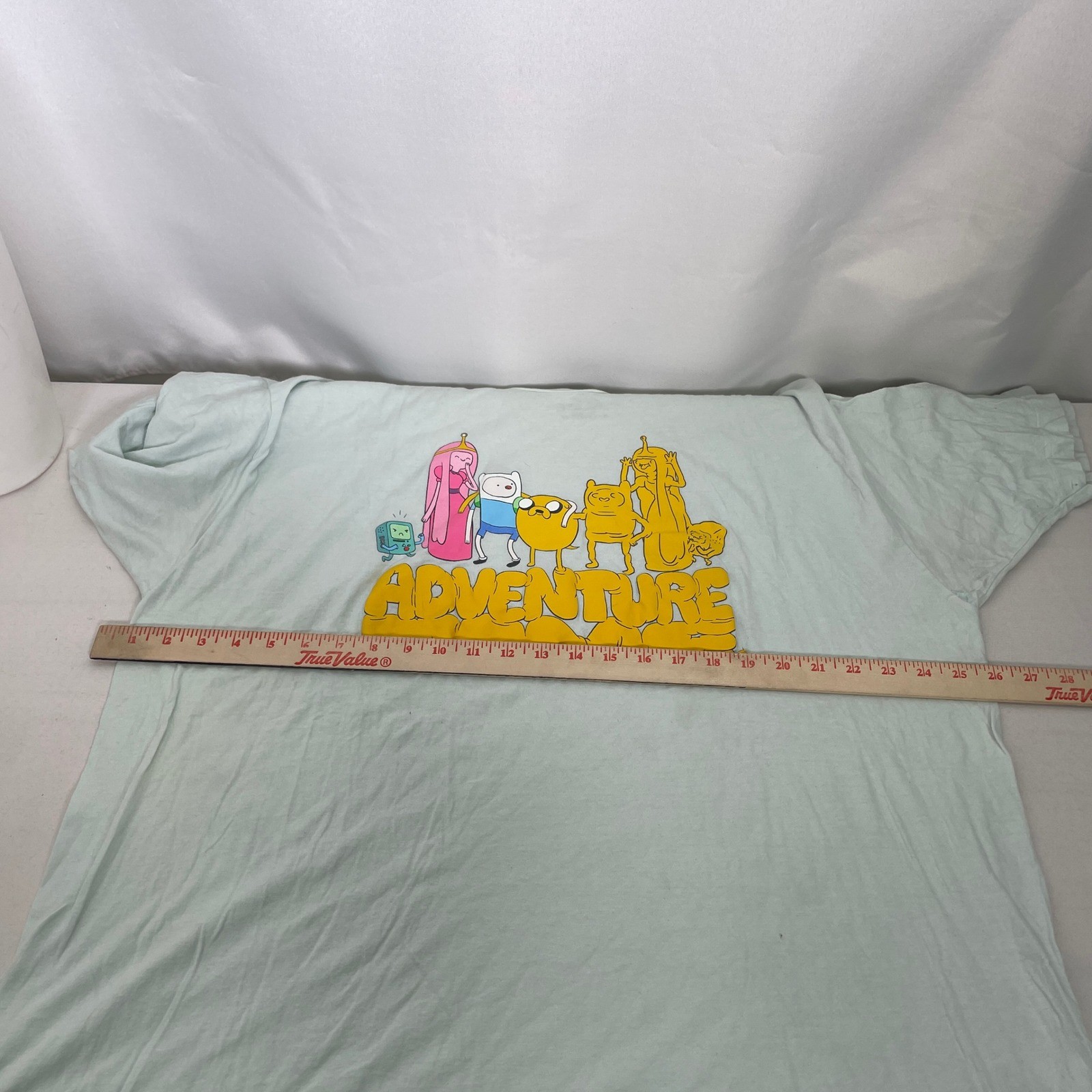 Adventure Time Finn Jake Group Portrait BoxLunch Light Blue T-Shirt Men&rsquo;s 2XL