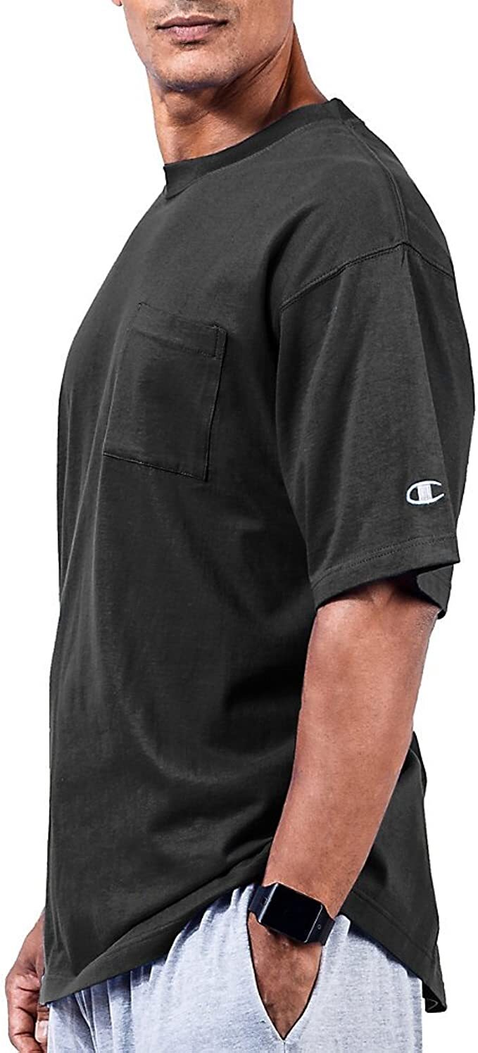 Champion Big & Tall Men&rsquo;s Jersey Pocket T-Shirt, Sizes LT – 6XL, Color Options
