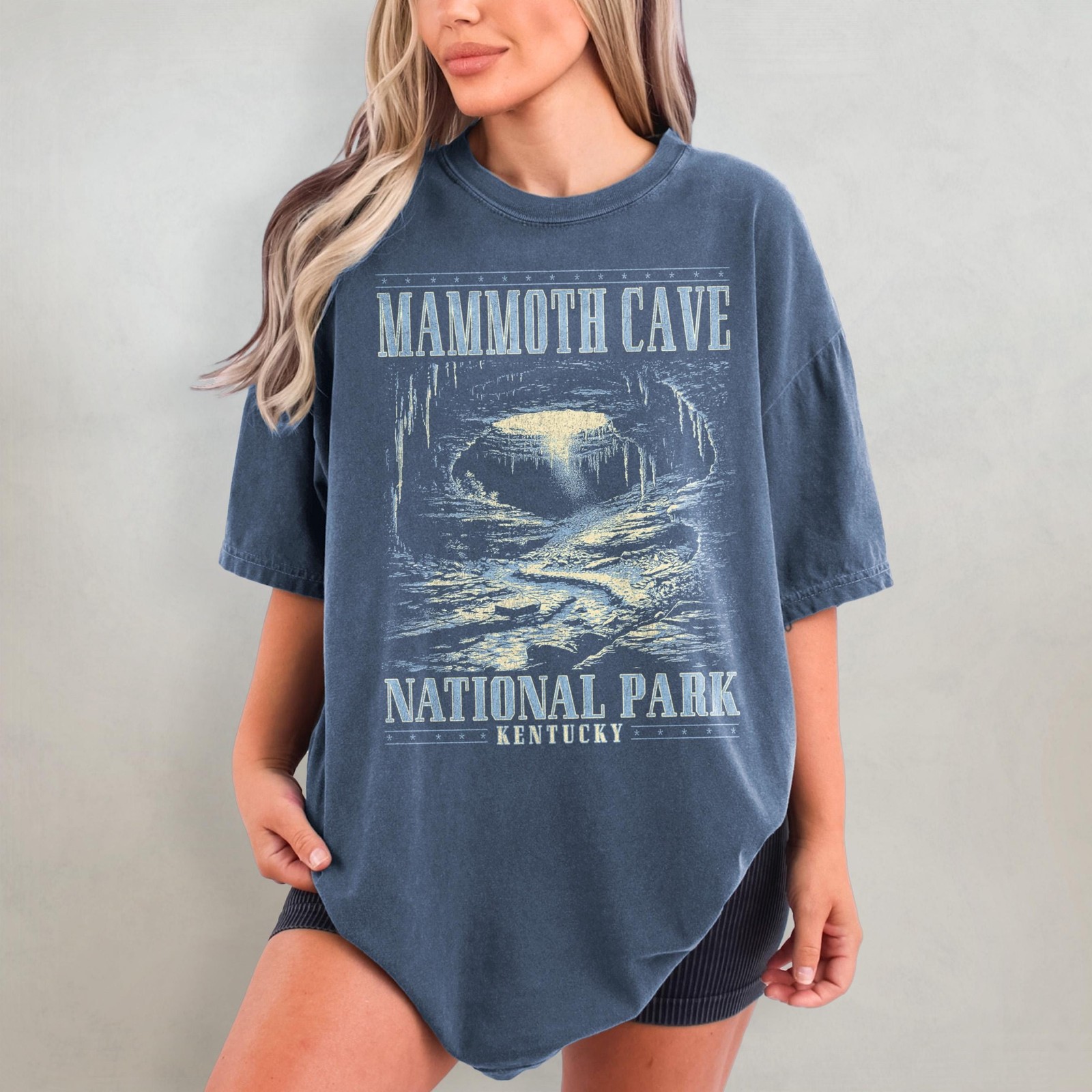 Mammoth Cave Shirt Vintage National Park Comfort Colors T-Shirt Retro Kentucky