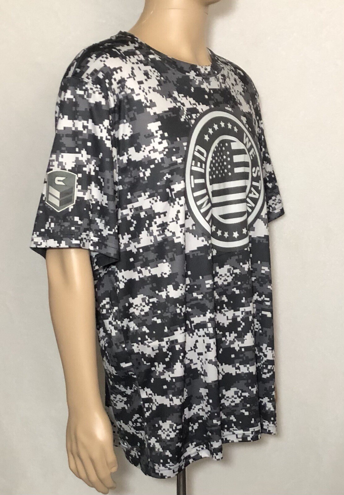 Colosseum United We Stand Men&rsquo;s T-Shirt Gray XXL 100% Polyester