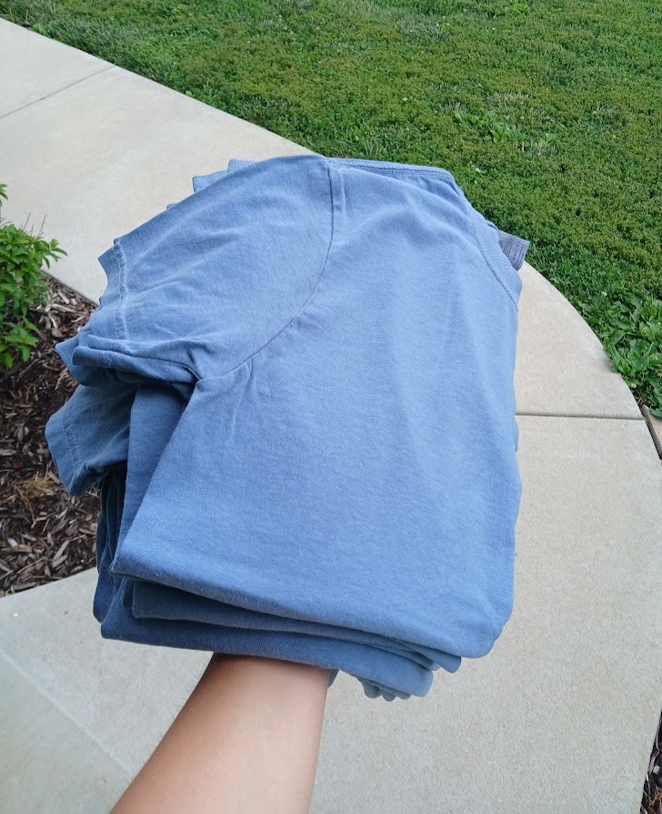 Comfort Colors Blank T-Shirt Blue Jean – 11 SHIRTS – VARIOUS SIZES – S, M, L, XL