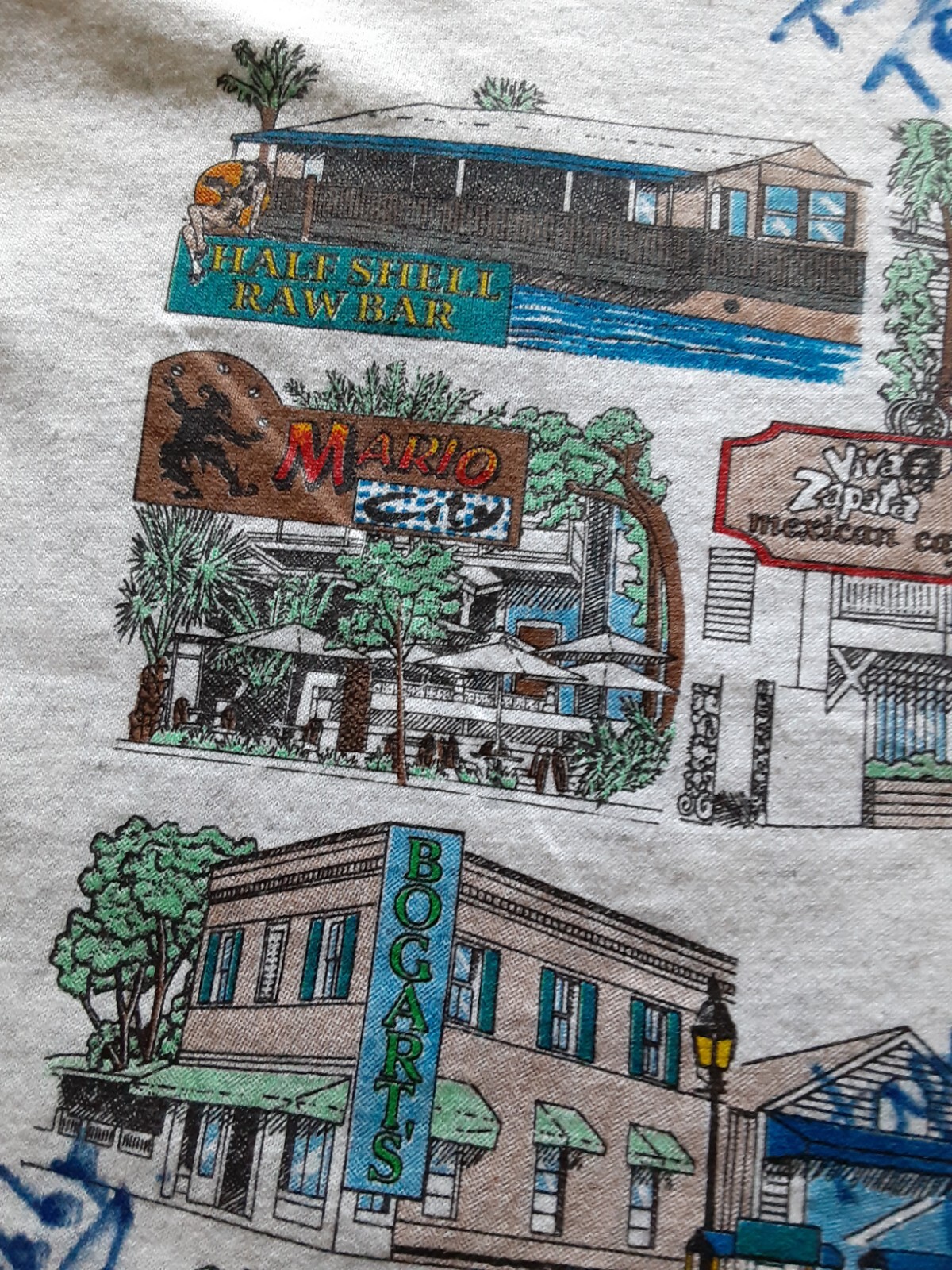 Bars of Key West Florida T Shirt Adult L – Bartender Signed – Delta Pro Weights