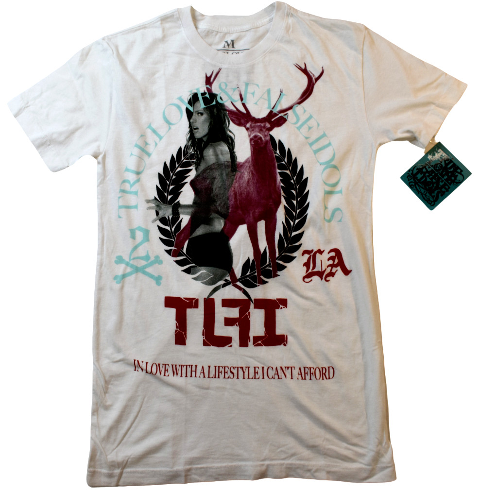 True Love False Idols Mens TLFI Stag Party White Shirt NWT S, M, L