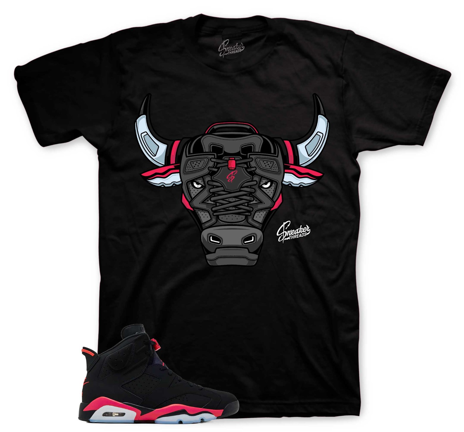 Shirts To Match Jordan 6 Infrared Salesman | War Bully Sneaker Tees