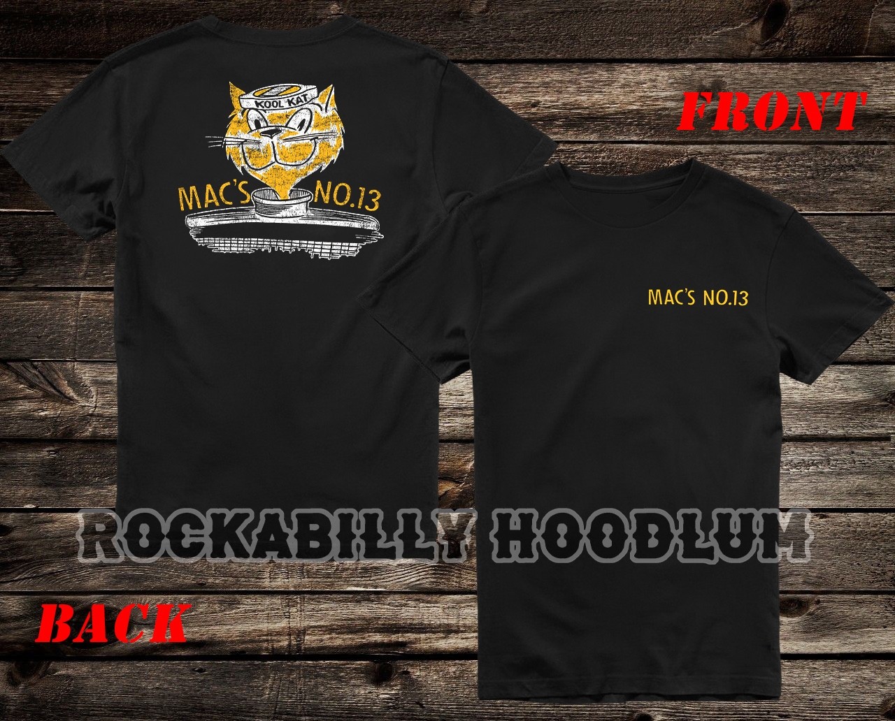 Hot Rod T Shirt Drag Race Racing Speed Shop Macs 13 Kool Kat Radiator