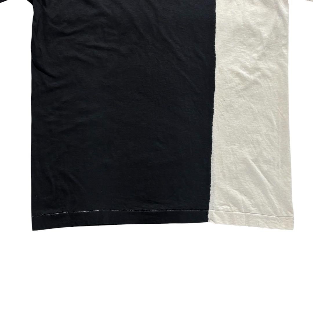 ISSEY MIYAKE 03SS Bicolor Panel Short Sleeve T-Shirt Black White M F/S