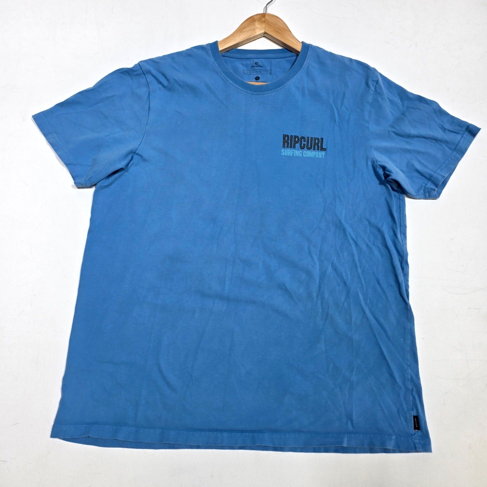 Rip Curl T Shirt Mens Large Blue Graphic Surfing Company Crafted For The Search