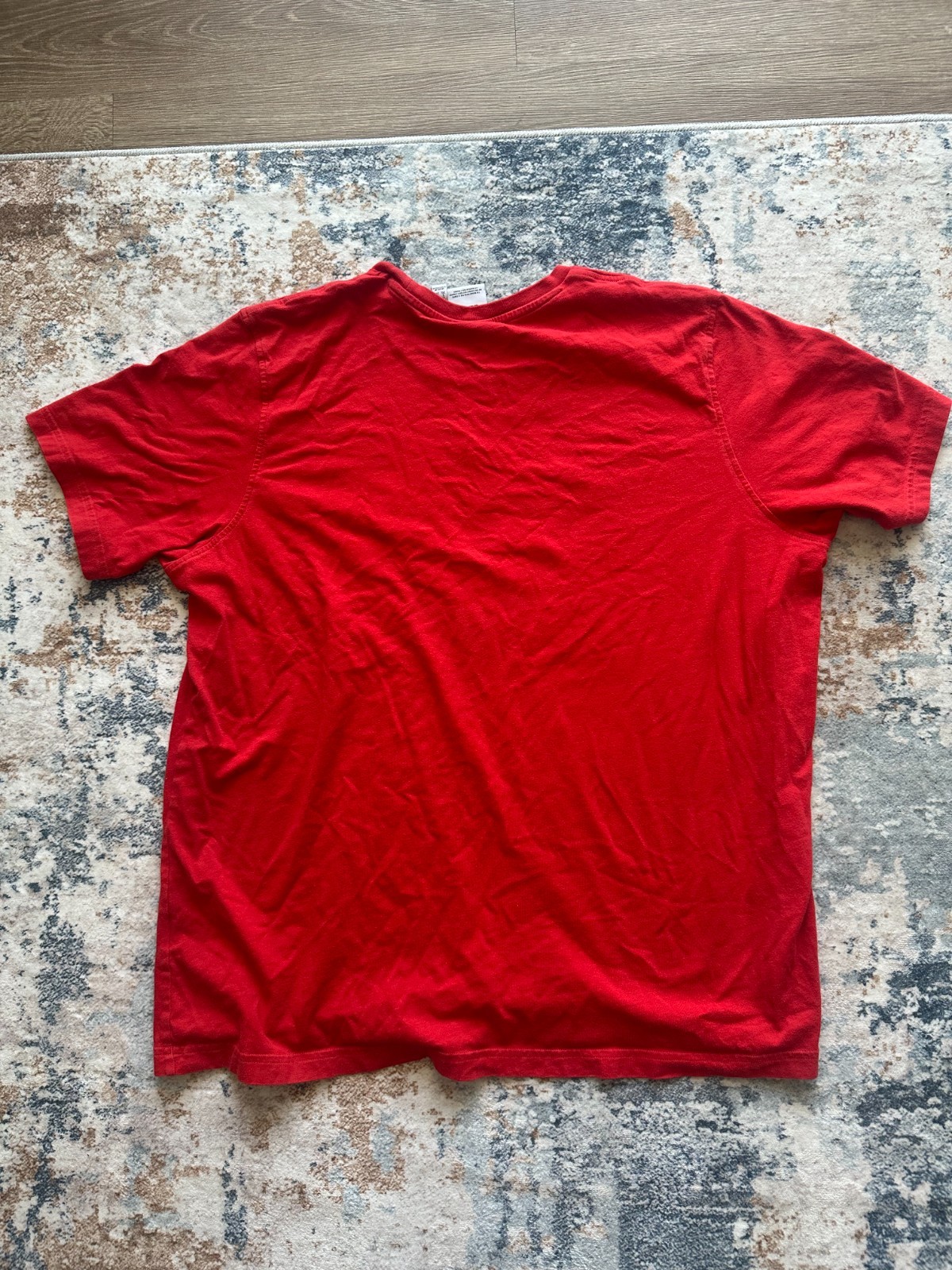 Adidas Originals Men&rsquo;s Red White Big Trefoil Logo Tee 2XL