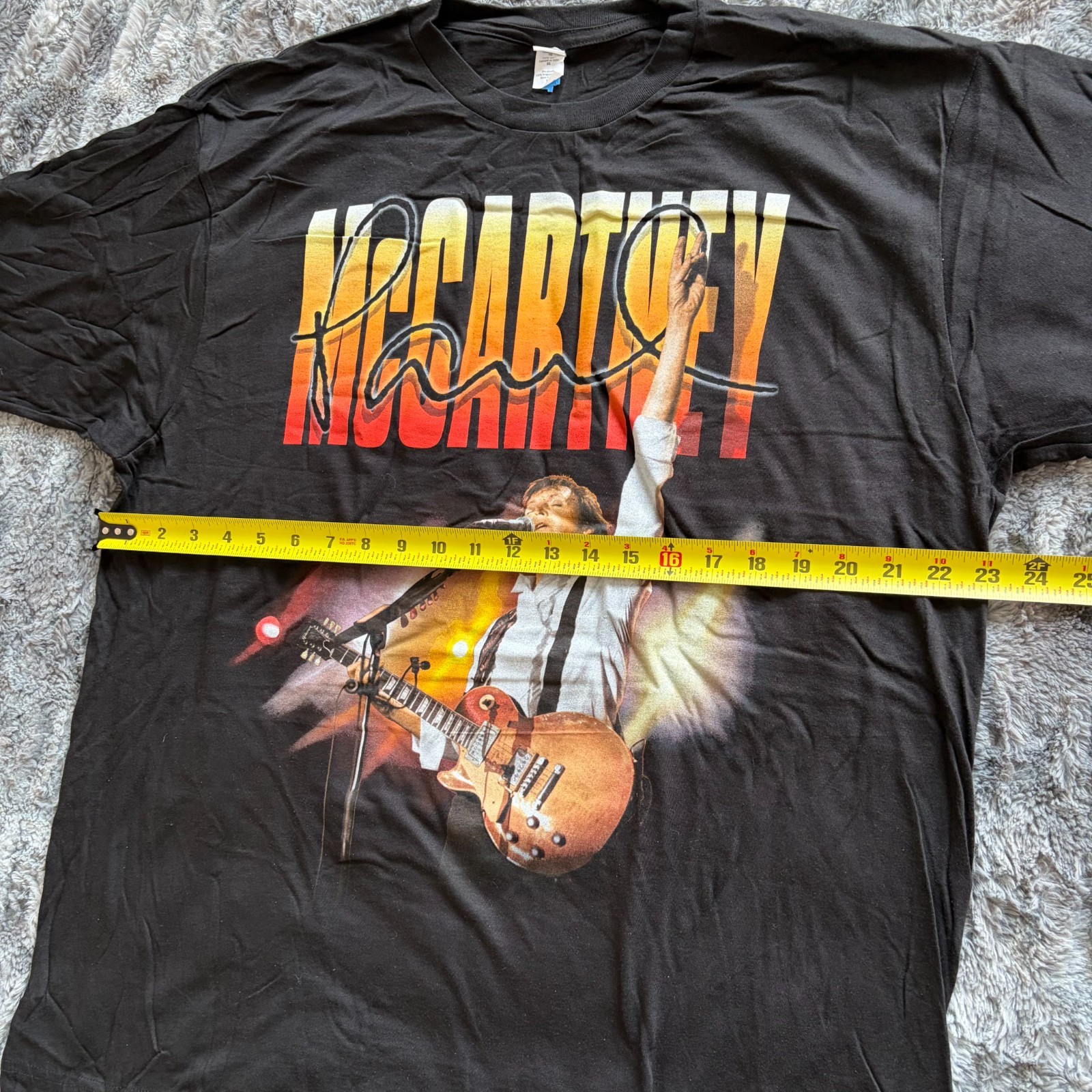 Paul McCartney « On The Run » 2011 Concert T-Shirt Black Size XL (dead stock)