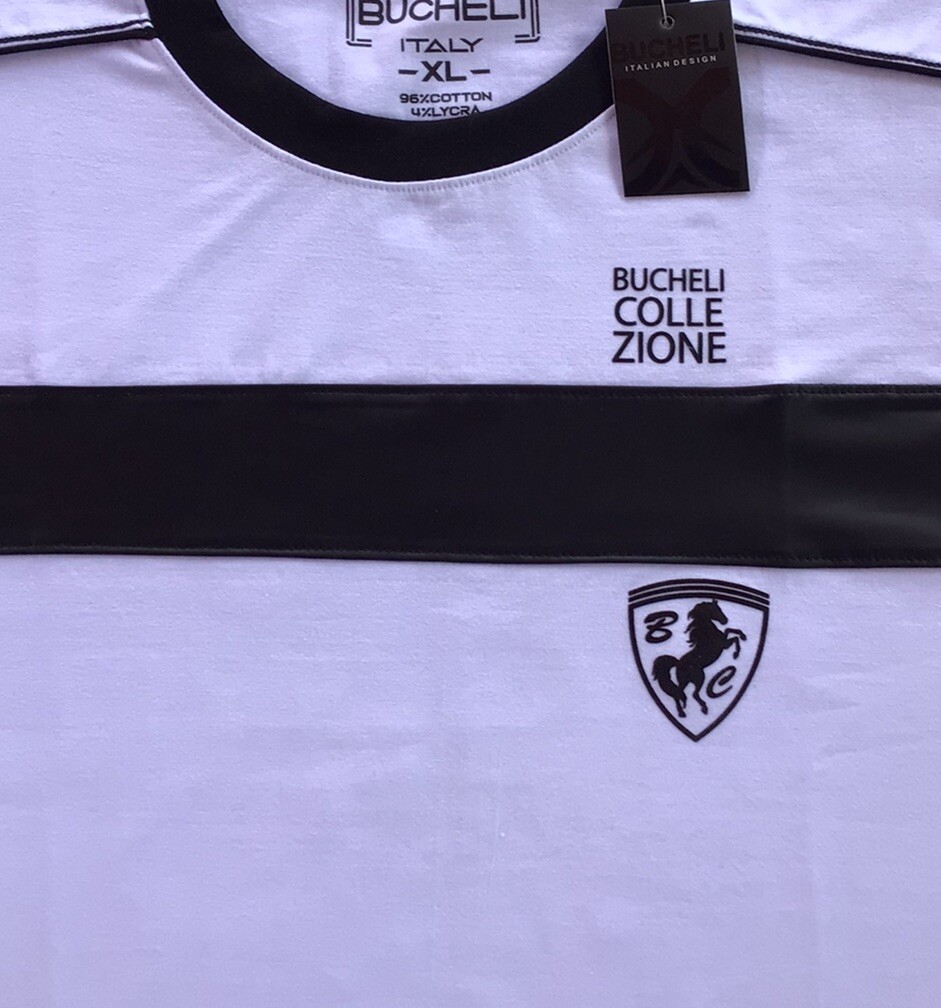 Men&rsquo;s Bucheli T Shirt,Italian Style,Cotton,Slim Fit,Stretch XL…..A28.A